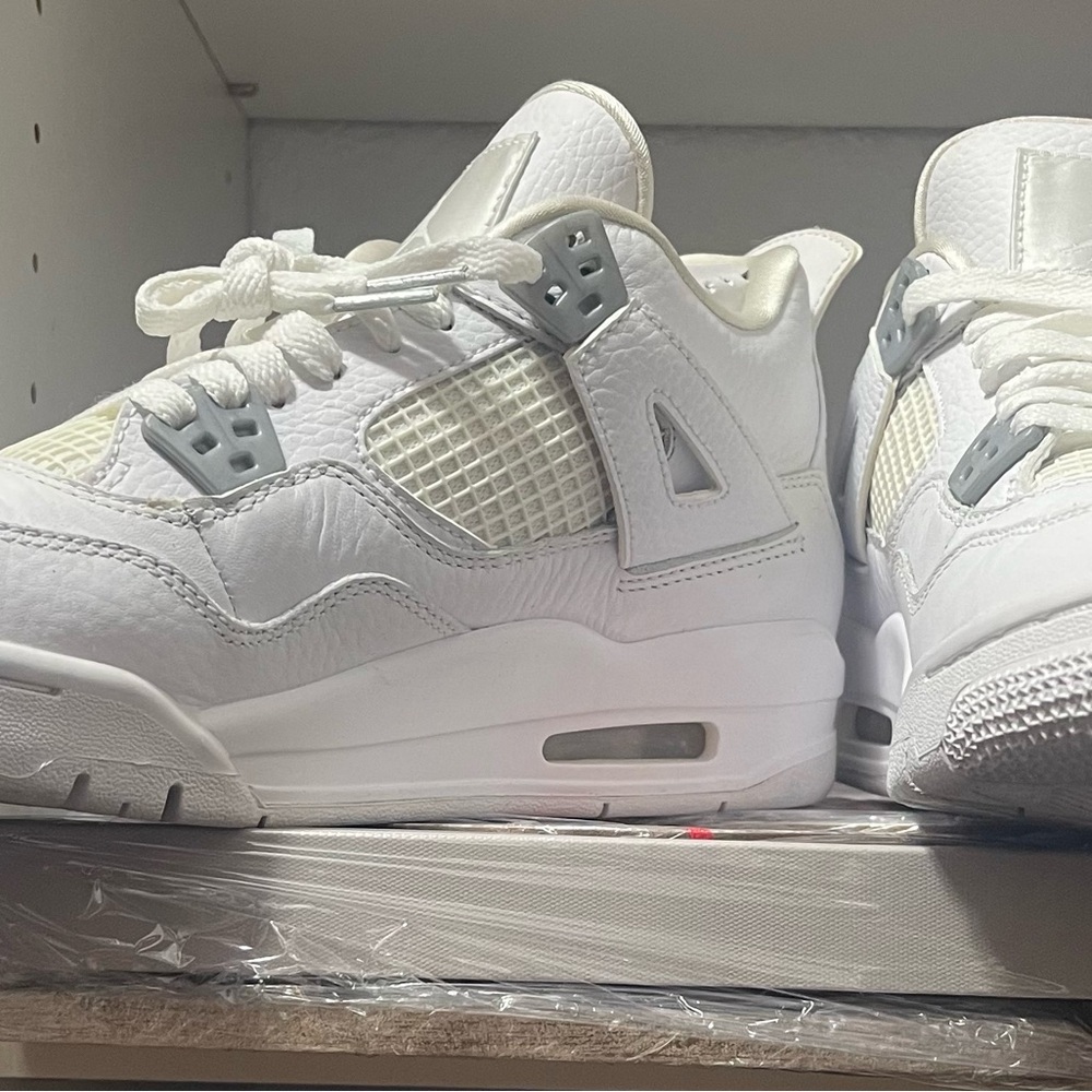 Jordan Kids White and Gray Sneakers